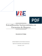 INE Estratificacion Socioeconomica Encuestas Hogares PDF