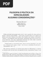 fILOSOFIA E POLÍTICA DA ESPECIALIDADE