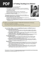 Download The Purpose of Visiting Teaching is to Minister by laurackimball SN118713734 doc pdf