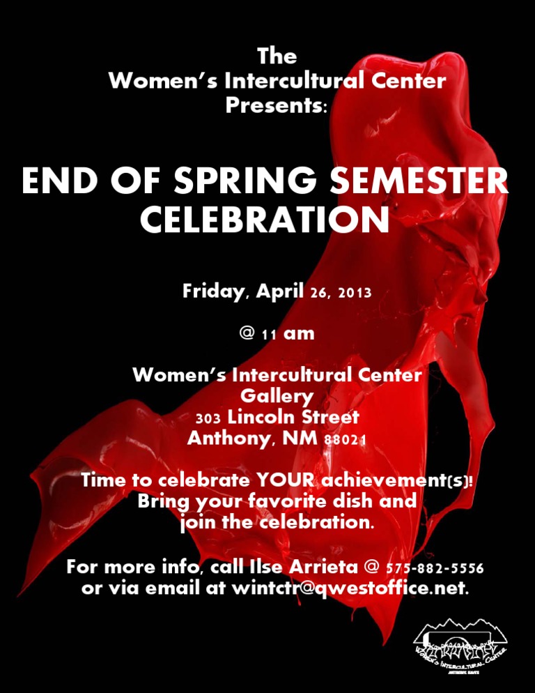 Spring Semester Celebration Event | PDF