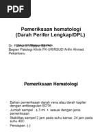 Download PEMERIKSAAN HEMATOLOGI by Nur Jayanti SN118727334 doc pdf