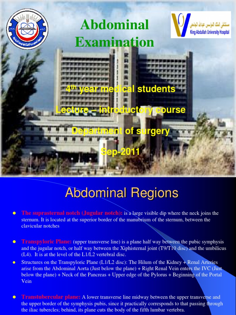Abdominal Examination Abdomen Clinical Medicine