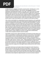 Download Lady Macbeth Essay by Alex Pascoe SN118751924 doc pdf