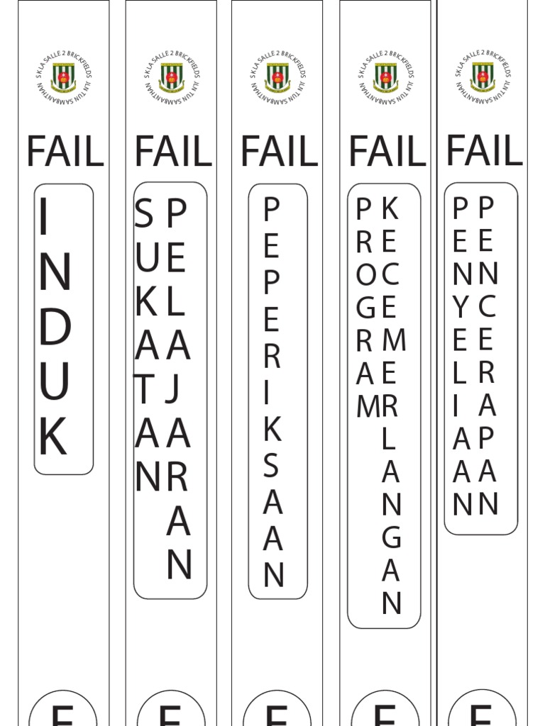 Contoh Label Fail Keras Pejabat | PDF | Foreign Language Studies ...