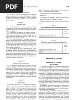 Lei Organica do Ministério da Cultura