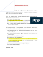 Programa Mundo Maya 2012 PDF