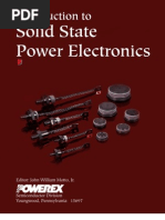 Introduction to Solid State Power Electronics