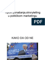 Tipovi ponašanja,strorytelling u političkom marketingu