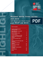Linee Guida Per RCP e Ecc, 2010