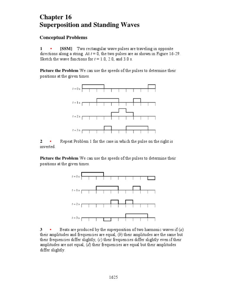 Superposition and Standing Waves Concepts | PDF | Wavelength | Waves