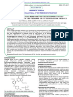 Stability Indicating Methods For The Determination of Sildenafil Citrate in The Presence of Its Degradation Product