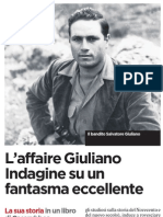 Il libro inchiesta su Salvatore Giuliano uscito grazie ai nuovi documenti - L'Unità 03.01.2013