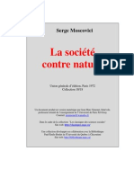 La Societe Contre Nature