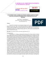 Face Detection and Recognition Model Based On Skin Colour and Edge Information For Frontal Face Images