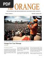 The Orange Newsletter, Volume 2, Number 1. 3 January 2013