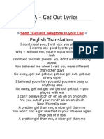 AOA - Get Out Lyrics: English Translation