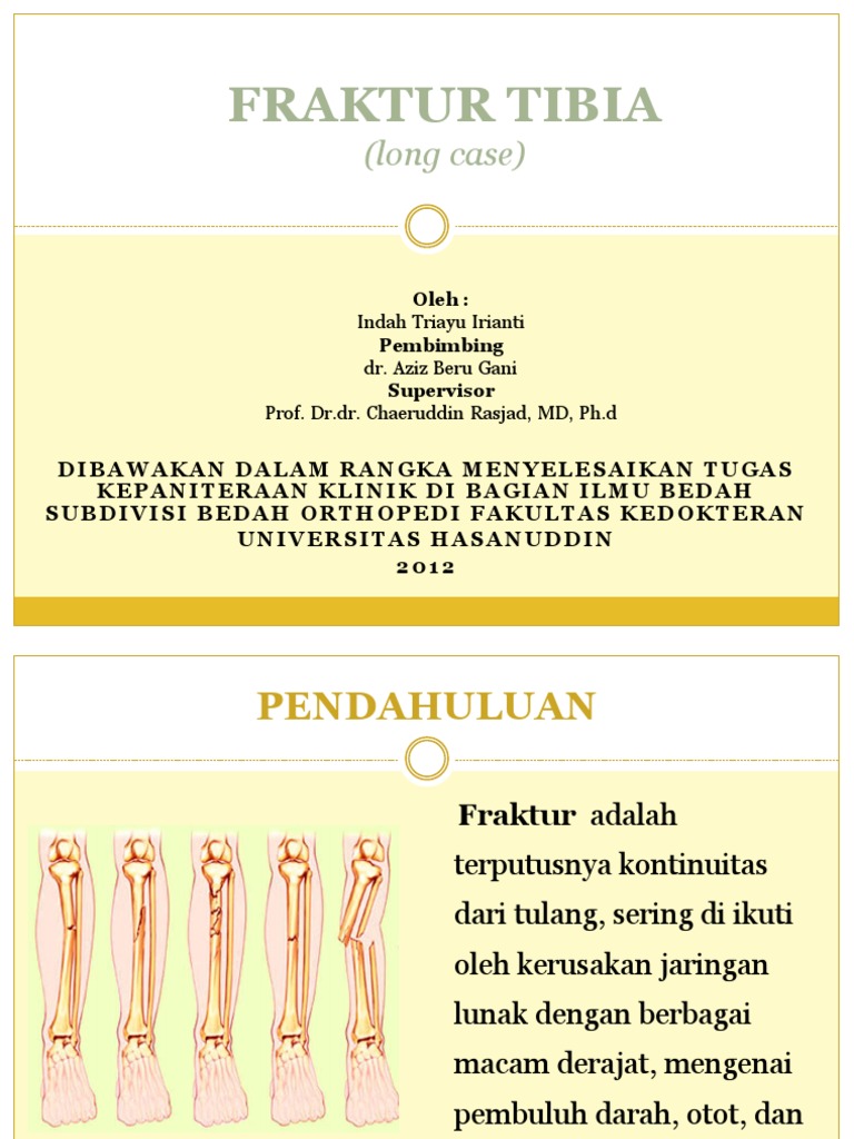 Fraktur Tibia | PDF