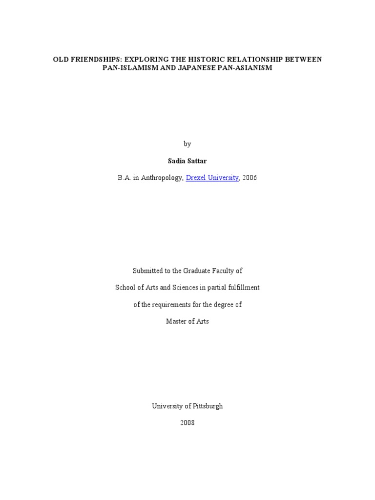 Sadia Sattar Old Friendshipsexploring The Historical Relationship