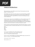 How To Setup A Linux PXE Server