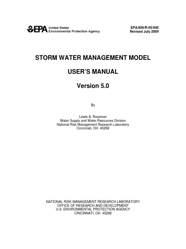 Manual SWMM | PDF