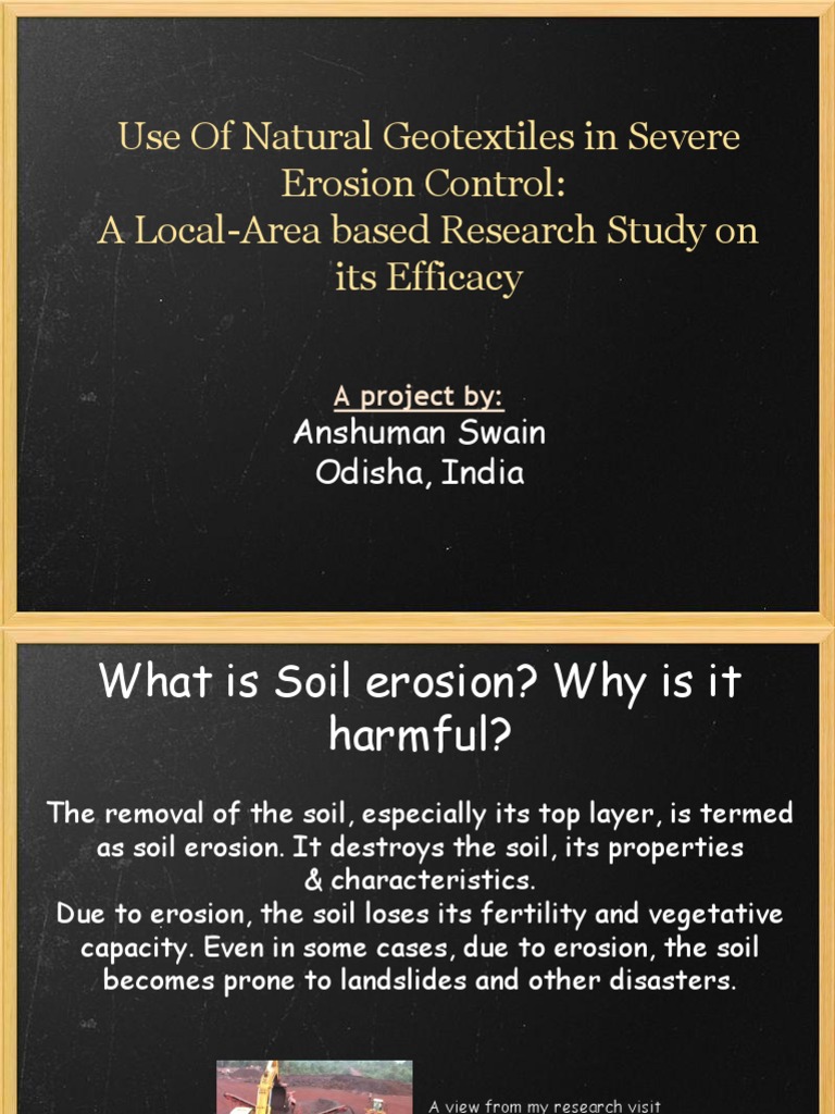 WHAT IS EROSION CONTROL intelligence overview