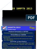 Pointer Mendikbud Snmptn 2013 (Final-revisi Ketum)