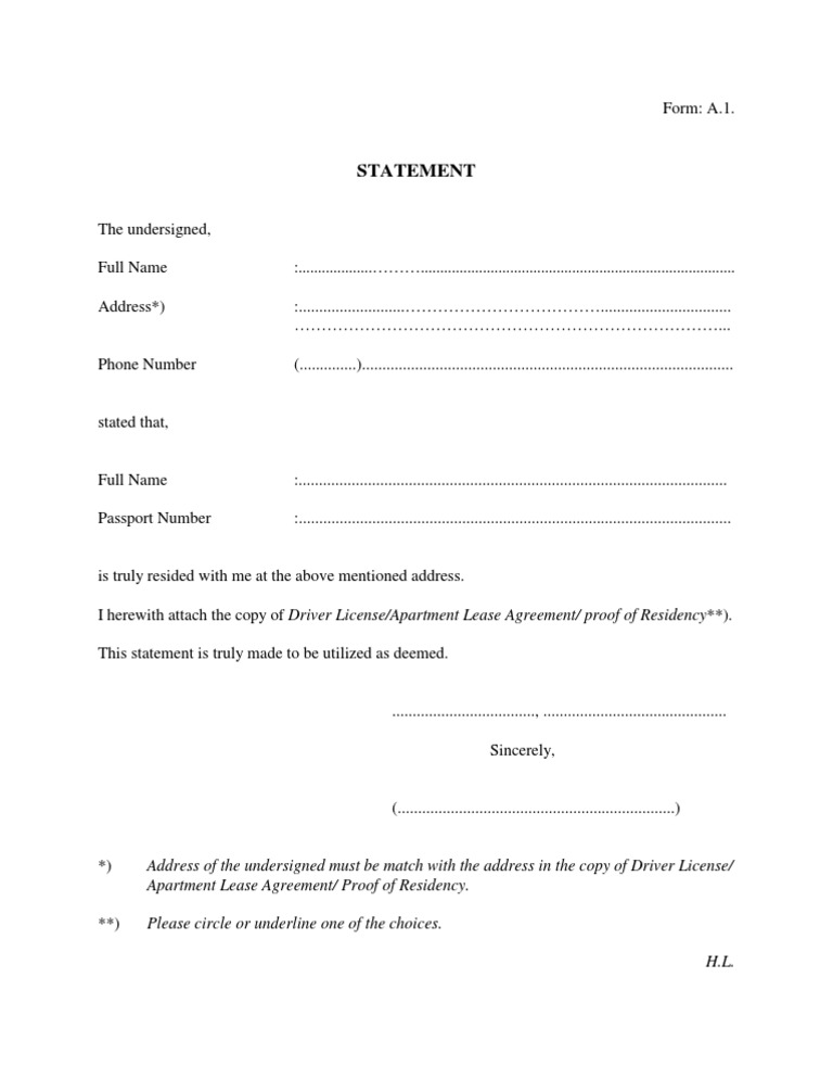 Surat Pernyataan Inggris Government And Personhood Document