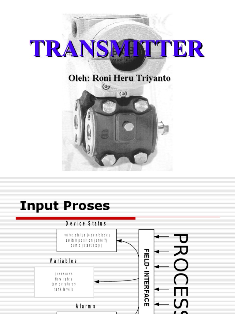 Panduan Lengkap Transmitter Proses | PDF | Model OSI | Sinyal (Teknik ...