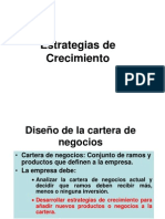 Estrategias de Crecimiento