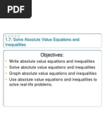 Absolute Value