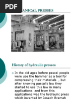 Hydraulic Press - Diagram, Working, Types & Application (PDF) | PDF ...