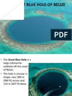 The Great Blue Hole of Belize (Commuication)