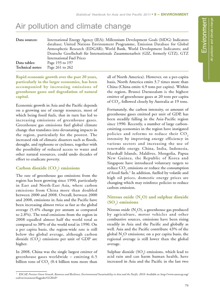 Air Pollution and Climate Change | PDF | Greenhouse Gas | Particulates