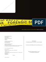 Forensic Speak (Sample)