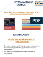 Avionics: Importance of Identification & Traceability in The Aircraft Manufacturing Industry