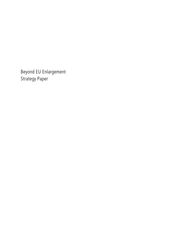 Eu Enlargement | PDF | Enlargement Of The European Union | European Union