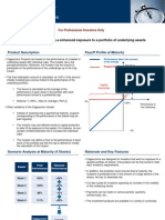 Cappuccino Notes: An Investment Offering A Enhanced Exposure To A Portfolio of Underlying Assets