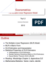 multiple linear regression