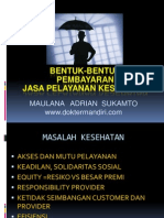 Sistem Pembiayaan Kesehatan