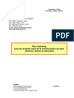 Plan Marketing Mais Mali PDF