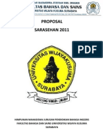 Proposal Acara Sarasehan Progdi Pend. Bhs. Inggris 2011