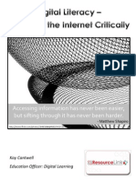 Digital literacy - Reading the internet critically