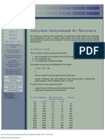 Calculate Compressed Air Receivers