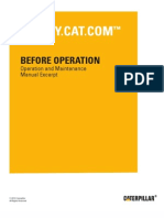 Before Operation: Operation and Maintenance Manual Excerpt