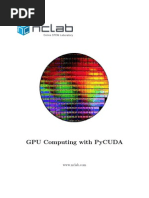 Gpu, Cuda and Pycuda