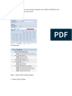 Sap HR Define Work Schedule Rule