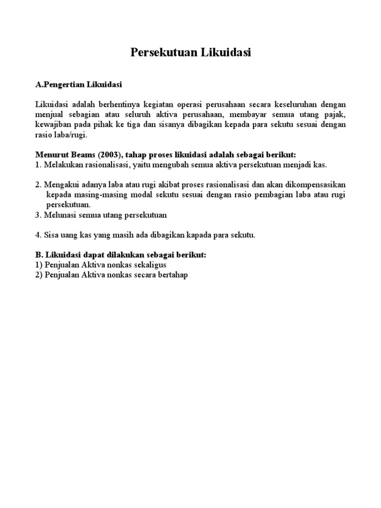 Persekutuan Likuidasi 2