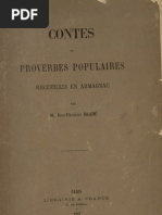 Contes Et Proverbes Populaires Recueillis en Armagnac / Par Jean-François Bladé