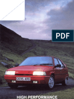 Brochure Citroen BX