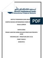 Kertas Kerja Persatuan Pencinta Alam